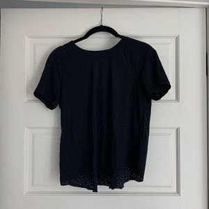 lululemon black athletic tee
